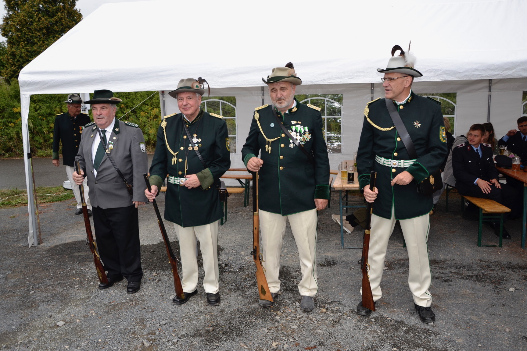 Salutschießen mit Vorderladern